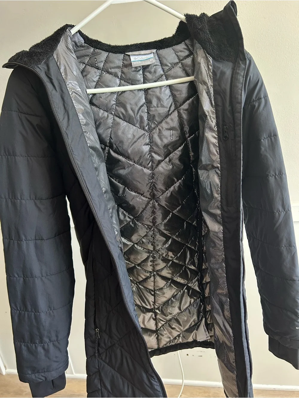 Columbia Black Quilted Insulated Long Puffer Coat